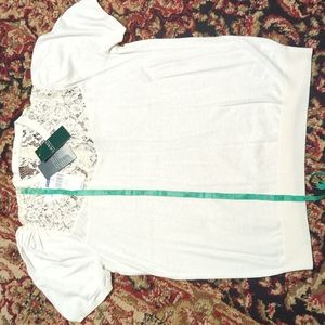 Lauren Ralph Lauren Short Sleeve Top (Size XL)